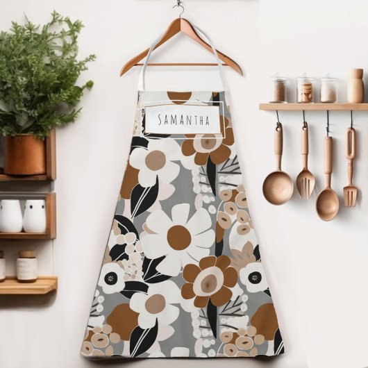 Retro Mitte des Jahrhunderts Moderne Schürze mit B