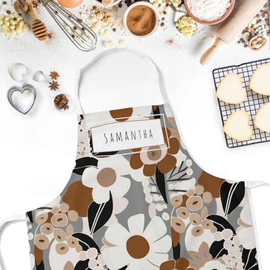 Retro Mitte des Jahrhunderts Moderne Schürze mit B