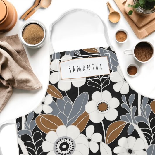 Retro Mitte des Jahrhunderts Moderne Schürze mit B