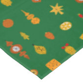 Retro Mitte des Jahrhunderts Moderne Weihnachtssym Tischdecke (Schrägansicht)