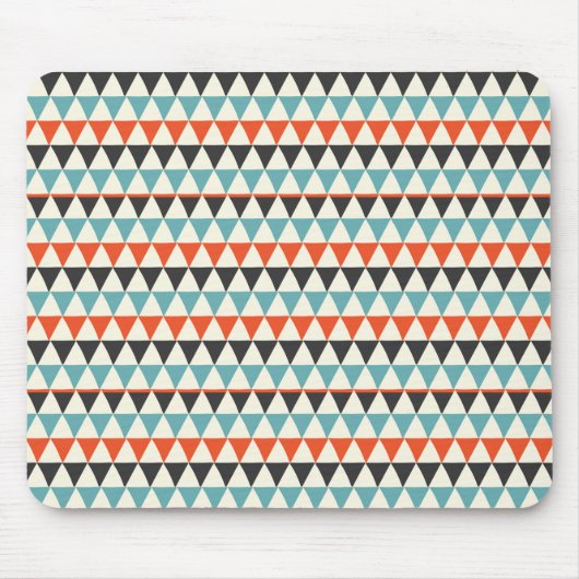 Retro Mitte des Jahrhunderts Modernes Dreieck Must Mousepad (Vorne)