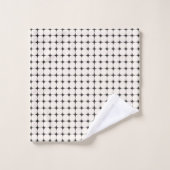 Retro Mitte des Jahrhunderts Modernes Muster Badhandtuch Set (Waschlappen)