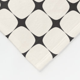 Retro Mitte des Jahrhunderts Modernes Muster Fleecedecke