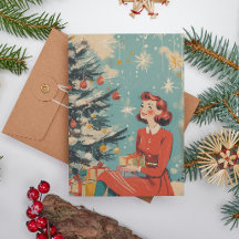 Retro Mitte des Jahrhunderts Vintage Illustration