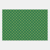 Retro Mitte Jahrhundert Grün & Rot Weihnachten Geschenkpapier Set (Vorderseite 3)