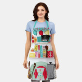 Retro Mitte Jahrhundert Küche Schürze (Getragen)