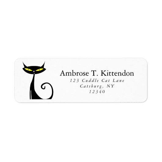 Retro Mitte Jahrhundert Moderne Atomenkatze (Vorne)