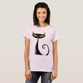 Retro Mitte Jahrhundert Moderne Atomzeitalter Mod T-Shirt (Vorne ganz)