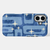 Retro Mitte Jahrhundert Moderne Gefärbte Krawatte Case-Mate iPhone Hülle (Rückseite (Horizontal))