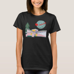 Retro Mitte Jahrhundert Moderne MCM Weihnachtsnukl T-Shirt