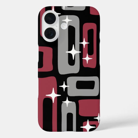 Retro Mitte Jahrhundert Modernes Abstrakt Case-Mate iPhone Hülle (Rückseite)