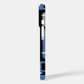 Retro Mitte Jahrhundert Modernes Abstrakt Case-Mate iPhone Hülle (Rückseite / Links)