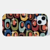 Retro Mitte Jahrhundert Modernes Abstrakt Case-Mate iPhone Hülle (Rückseite (Horizontal))