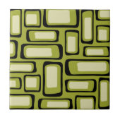 Retro Mitte Jahrhundert Modernes Abstrakt Fliese (Vorderseite)