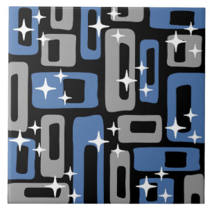 Retro Mitte Jahrhundert Modernes Abstrakt Fliese