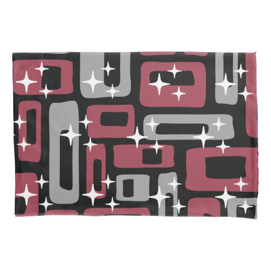 Retro Mitte Jahrhundert Modernes Abstrakt Kissenbezug (Vorderseite-Links)