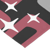 Retro Mitte Jahrhundert Modernes Abstrakt Kurzer Tischläufer (Ecke)