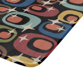 Retro Mitte Jahrhundert Modernes Abstrakt Schneidebrett (Ecke)