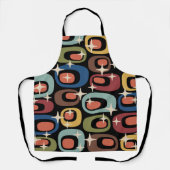 Retro Mitte Jahrhundert Modernes Abstrakt Schürze (Vorderseite)