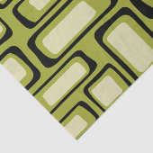 Retro Mitte Jahrhundert Modernes Abstrakt Seidenpapier (Ausschnitt)