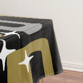 Retro Mitte Jahrhundert Modernes Abstrakt Tischdecke (Beispiel)