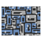 Retro Mitte Jahrhundert Modernes Abstrakt Tischdecke (Vorderseite (Horizontal))