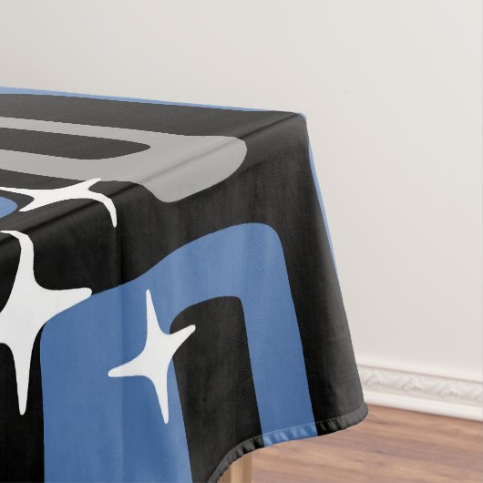 Retro Mitte Jahrhundert Modernes Abstrakt Tischdecke (Beispiel)