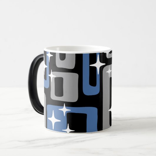 Retro Mitte Jahrhundert Modernes Abstrakt Verwandlungstasse (Vorderseite Links)