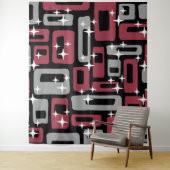 Retro Mitte Jahrhundert Modernes Abstrakt Wandteppich (Beispiel)