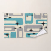 Retro Mitte Jahrhundert Modernes Abstraktes Muster Badhandtuch Set (Handtuch)