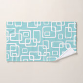 Retro Mitte Jahrhundert Modernes Abstraktes Muster Badhandtuch Set (Handtuch)