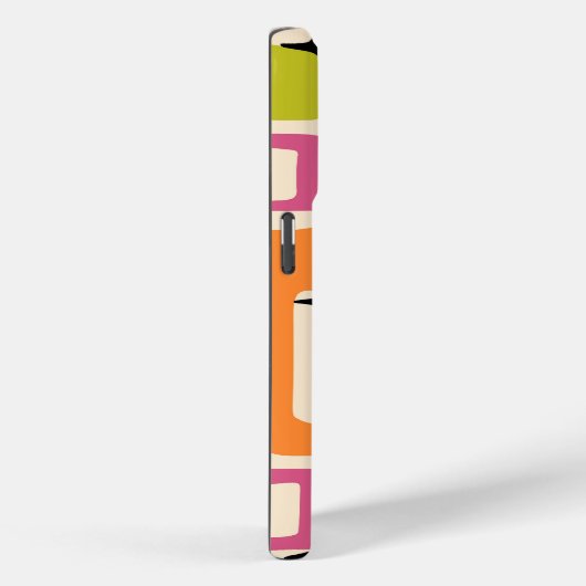 Retro Mitte Jahrhundert Modernes Abstraktes Muster Case-Mate iPhone Hülle (Rückseite / Rechts)
