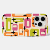 Retro Mitte Jahrhundert Modernes Abstraktes Muster Case-Mate iPhone Hülle (Rückseite (Horizontal))