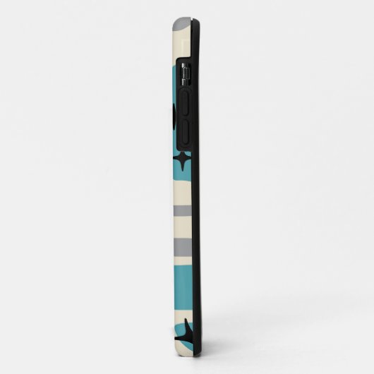 Retro Mitte Jahrhundert Modernes Abstraktes Muster Case-Mate iPhone Hülle (Hinten/Links)