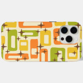 Retro Mitte Jahrhundert Modernes Abstraktes Muster Case-Mate iPhone Hülle (Rückseite (Horizontal))