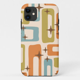 Retro Mitte Jahrhundert Modernes Abstraktes Muster Case-Mate iPhone Hülle