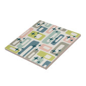 Retro Mitte Jahrhundert Modernes Abstraktes Muster Fliese (Seite)