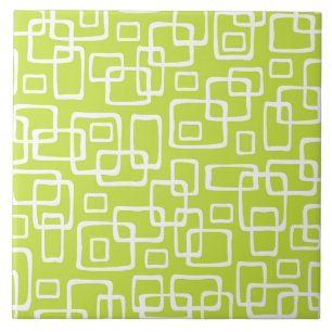 Retro Mitte Jahrhundert Modernes Abstraktes Muster Fliese