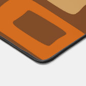 Retro Mitte Jahrhundert Modernes Abstraktes Muster Schreibtischunterlage (Ecke)