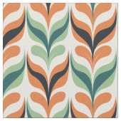 Retro Mitte Jahrhundert Modernes Abstraktes Muster Stoff (Nahaufnahme)