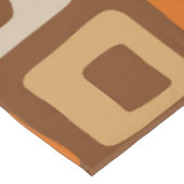 Retro Mitte Jahrhundert Modernes Abstraktes Muster Tischdecke (Schrägansicht)