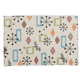 Retro Mitte Jahrhundert Modernes Atomisches Abstra Kissenbezug (Vorderseite-Rechts)