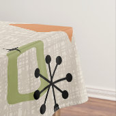 Retro Mitte Jahrhundert Modernes Atomisches Abstra Tischdecke (Beispiel)