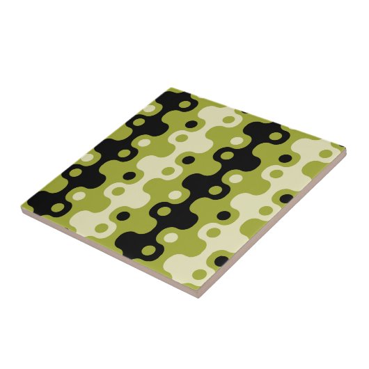 Retro Mitte Jahrhundert Modernes Atommuster Fliese (Seite)