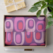 Retro Mitte Jahrhundert Modernes Atommuster Seidenpapier (Geschenk)