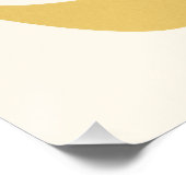 Retro Mitte Jahrhundert Modernes Atomzeitalter Abs Poster (Ecke)