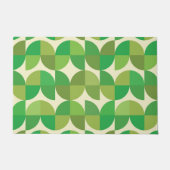 Retro Mitte Jahrhundert Modernes geometrisches Mus Fußmatte (Vorderseite)