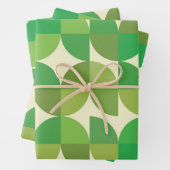 Retro Mitte Jahrhundert Modernes geometrisches Mus Geschenkpapier Set (Beispiel)