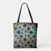 Retro Mitte Jahrhundert Modernes Monogramm Tasche (Rückseite)