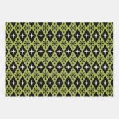 Retro Mitte Jahrhundert Modernes Muster der Diamon Geschenkpapier Set (Vorderseite 3)